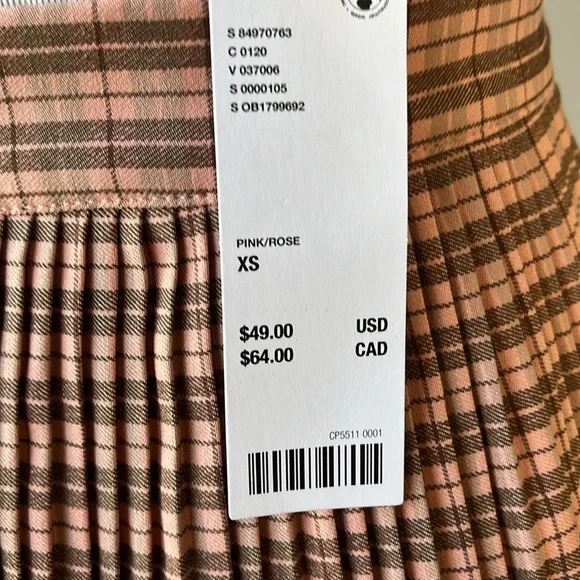 NWT urban outfitters pleated skirt - Picture 3 of 3